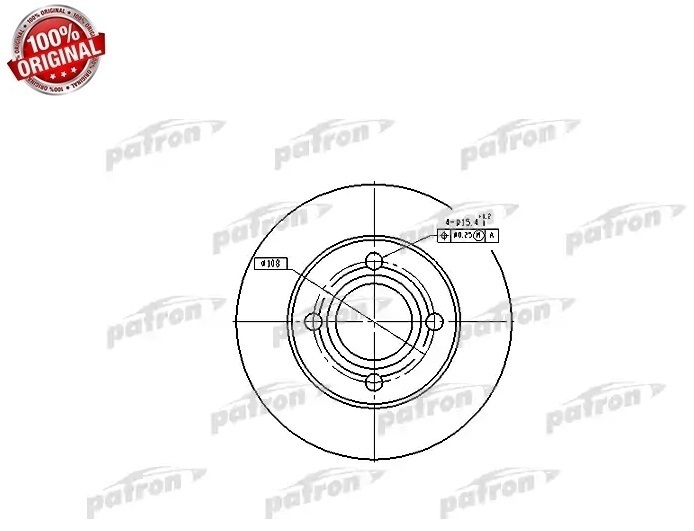 Диски PATRON задние PBD1543