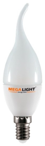 MEGALIGHT 7W Е14, светодиодная, естественный белый
