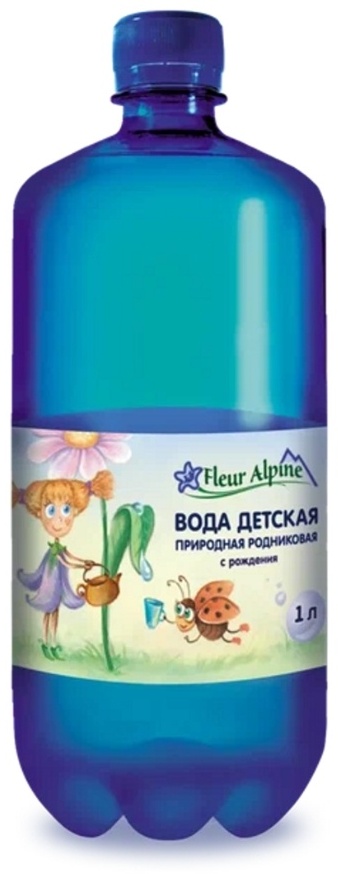 Купить Вода детская природная родниковая, негазированная Fleur Alpine ...