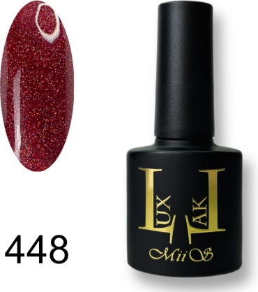 MiiS гель-лак LuxLak 448 глянцевое 7.3 мл