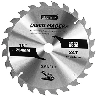 Пильный диск по металлу Uyustools DMA210, 254x25.4 мм, 24Т