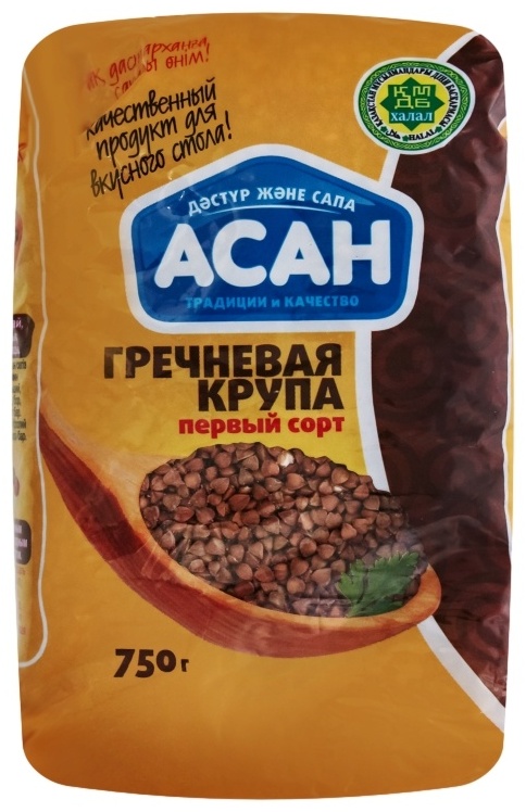 Купить Асан гречневая крупа 750 г в Алматы – Магазин на Kaspi.kz