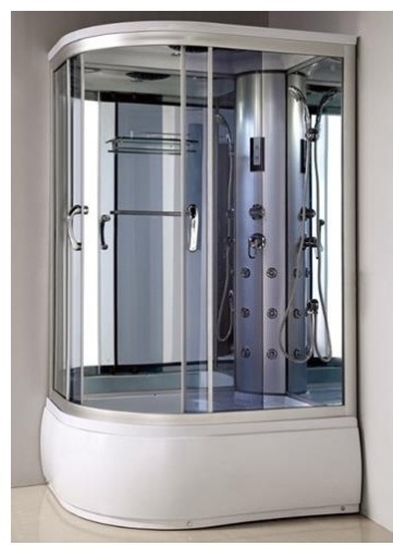 Душевая кабина STELLA 1285 R, 210х120 см, высокий поддон