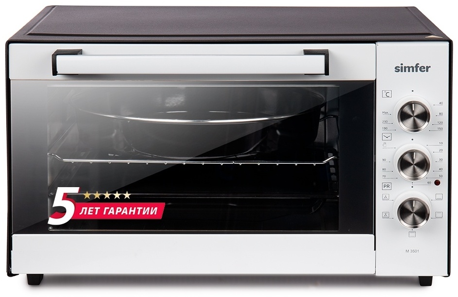 Купить Настольная электропечь Simfer M3501 белый в Алматы – Магазин на ...