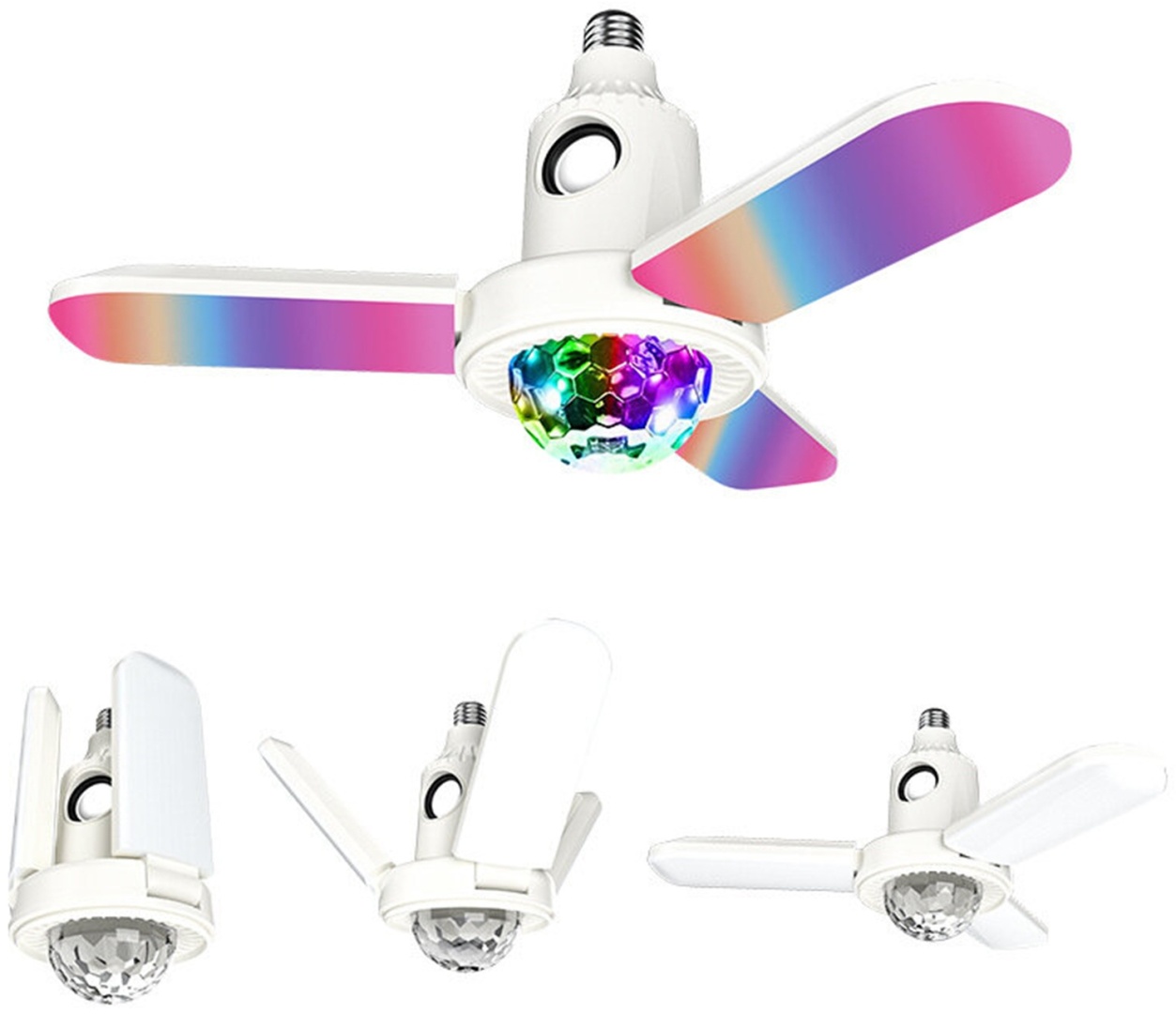 Лампочка 48W E27, светодиодная, RGB