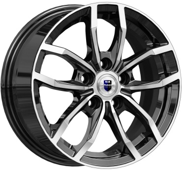K&K Фрост 6.5x15/5x108 D67.1 ET42 4 диска черный, серебристый
