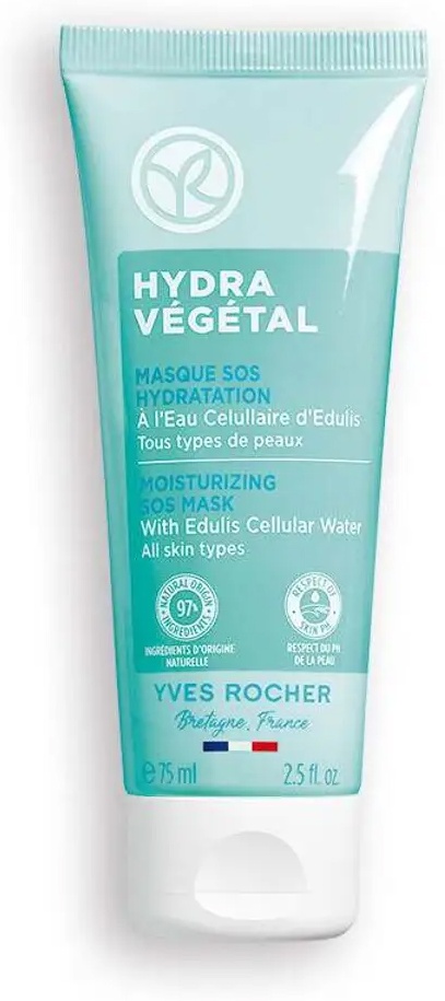 Маска для лица YVES ROCHER крем Hydra Vegetal 75 мл