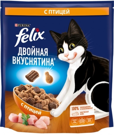 Felix Двойная вкуснятина птица 0.6 кг