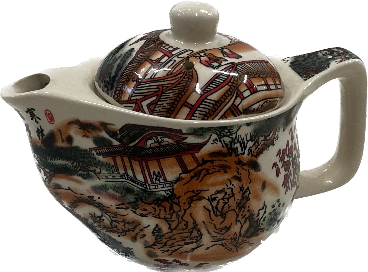 Чайник Китайская деревня 6931993893581 0.25 л, керамика