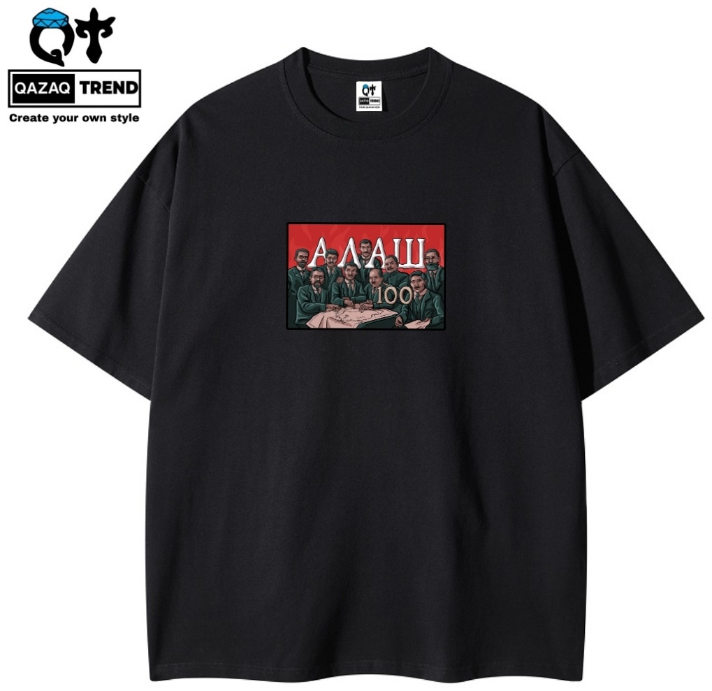 Футболка QAZAQ TREND черный