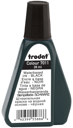 Штемпельная краска Trodat 085-70114, 28 мл, черный