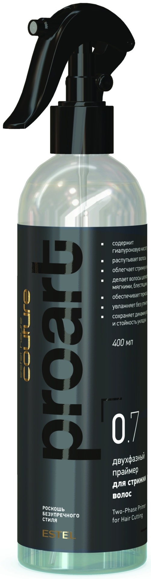 ESTEL PROFESSIONAL Haute Couture Silk спрей слабая фиксация 400 мл