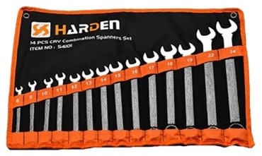 Harden Imp&Exp набор ключей комбинированный 8-24 мм 540101, 14 шт