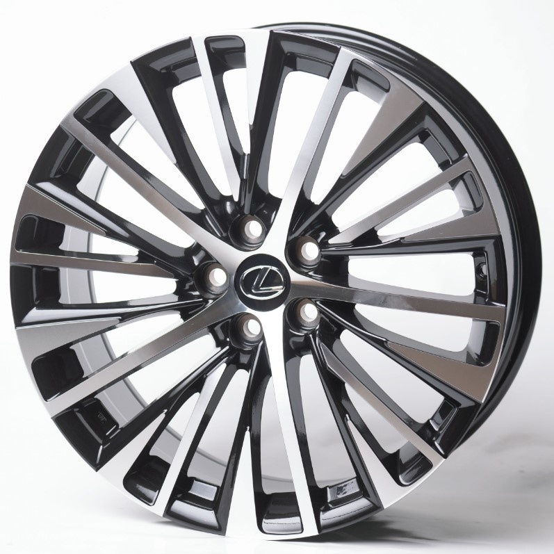 Kipardo LX-20011 8x18/5x114.3 D60.1 ET45 черный, серебристый