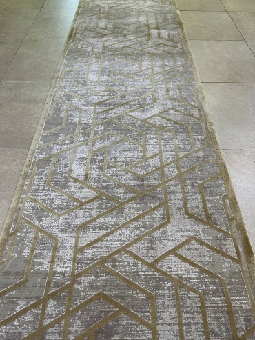 Ковровая дорожка MILAT короткий ворс, бамбуковый шелк, 150 см x 2.5 м