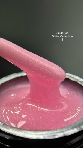 Novel гель Builder gel Glitter Collection 4 15 мл