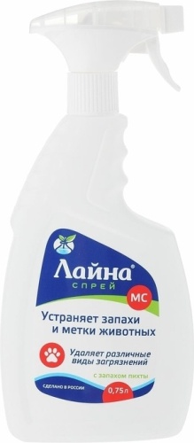 Лайна ликвидатор запаха и меток пихта 0.75 л