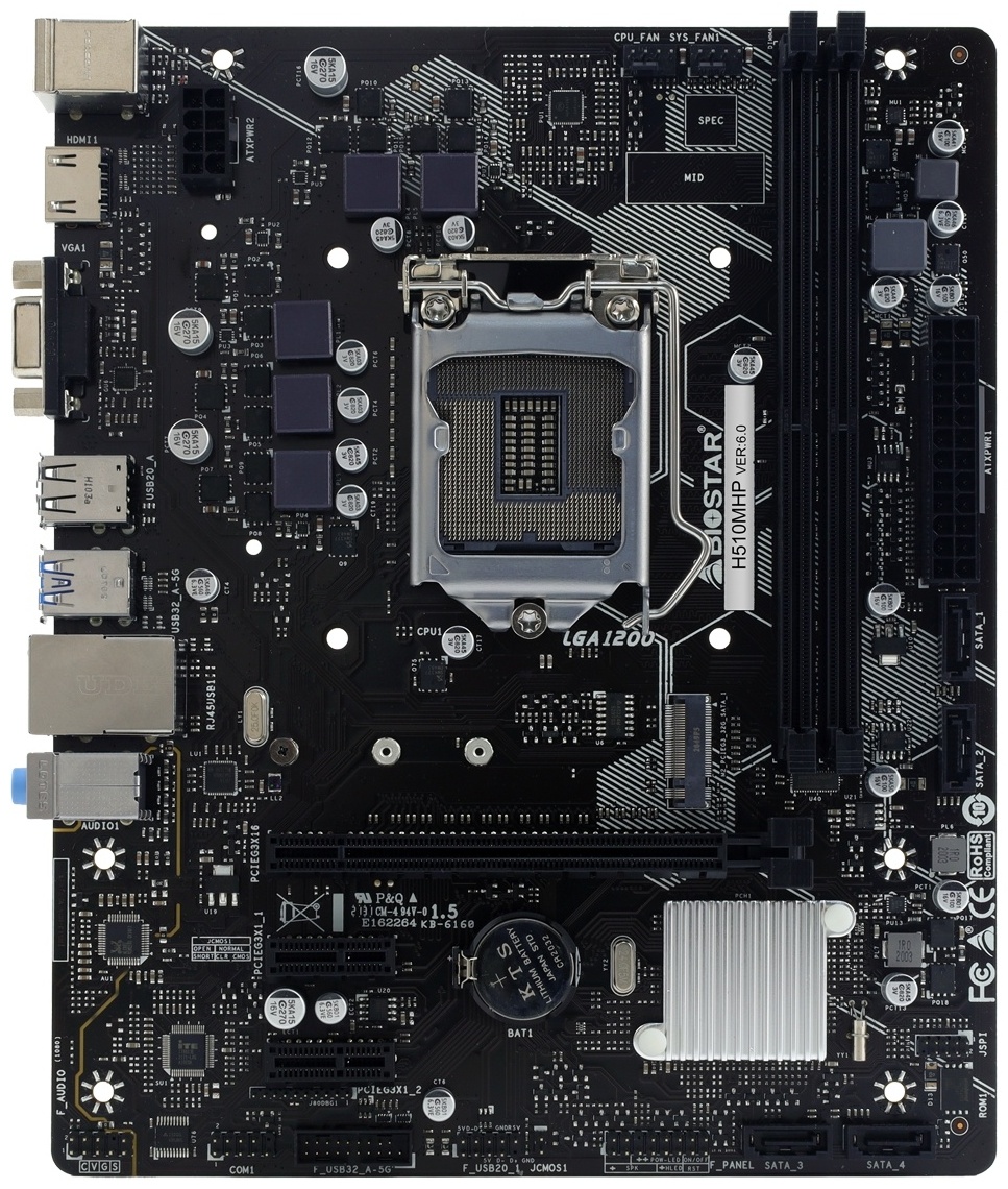 Материнская плата Biostar H510MHP