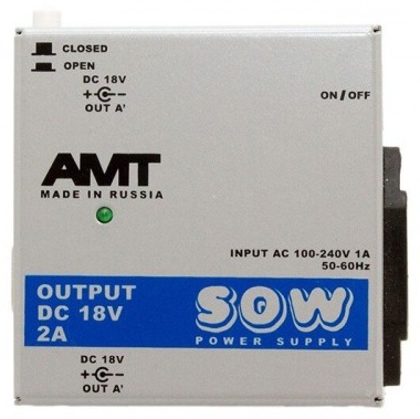 Блок питания AMT для электрогитары, для бас-гитары SOW PS ACDC-18V