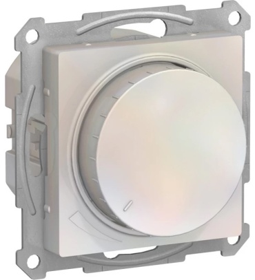Поворотный диммер Schneider Electric AtlasDesign ATN000434, жемчуг