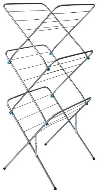 Сушилка напольная Nika 49.5x53x130 см, кол-во уровней: 3, металл