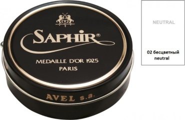 Saphir крем бесцветный, Pate de luxe/Medaille d'Or 1925 Paris/1002