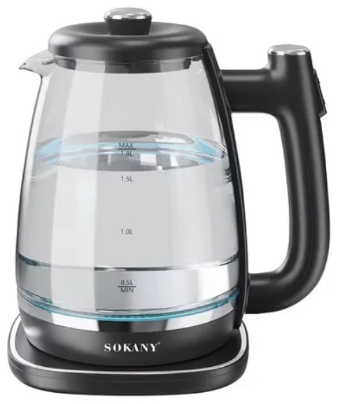 Электрочайник SOKANY SK-09034 черный
