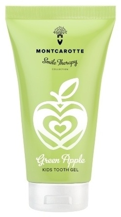 MONTCAROTTE зубной гель Kids Tooth Gel Green Apple 30 мл