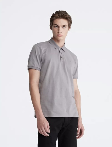 Поло Calvin Klein серый