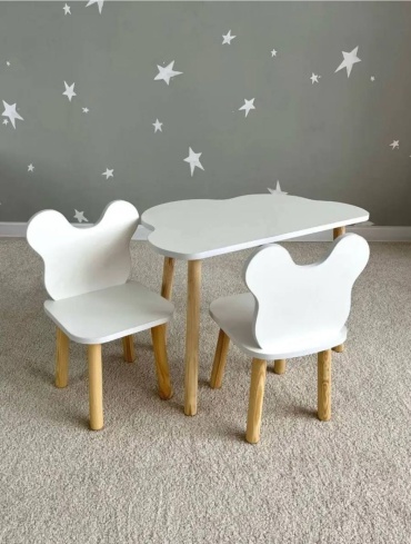 Dimdomkids Скандинавский комплект, 51x41x76 см, белый