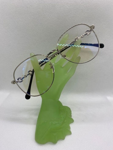 Elite Optical N.K.Karl для компьютера Готовые очки для зрения с футляром (7319546) и салфеткой (стильные очки) серебристый -2.75