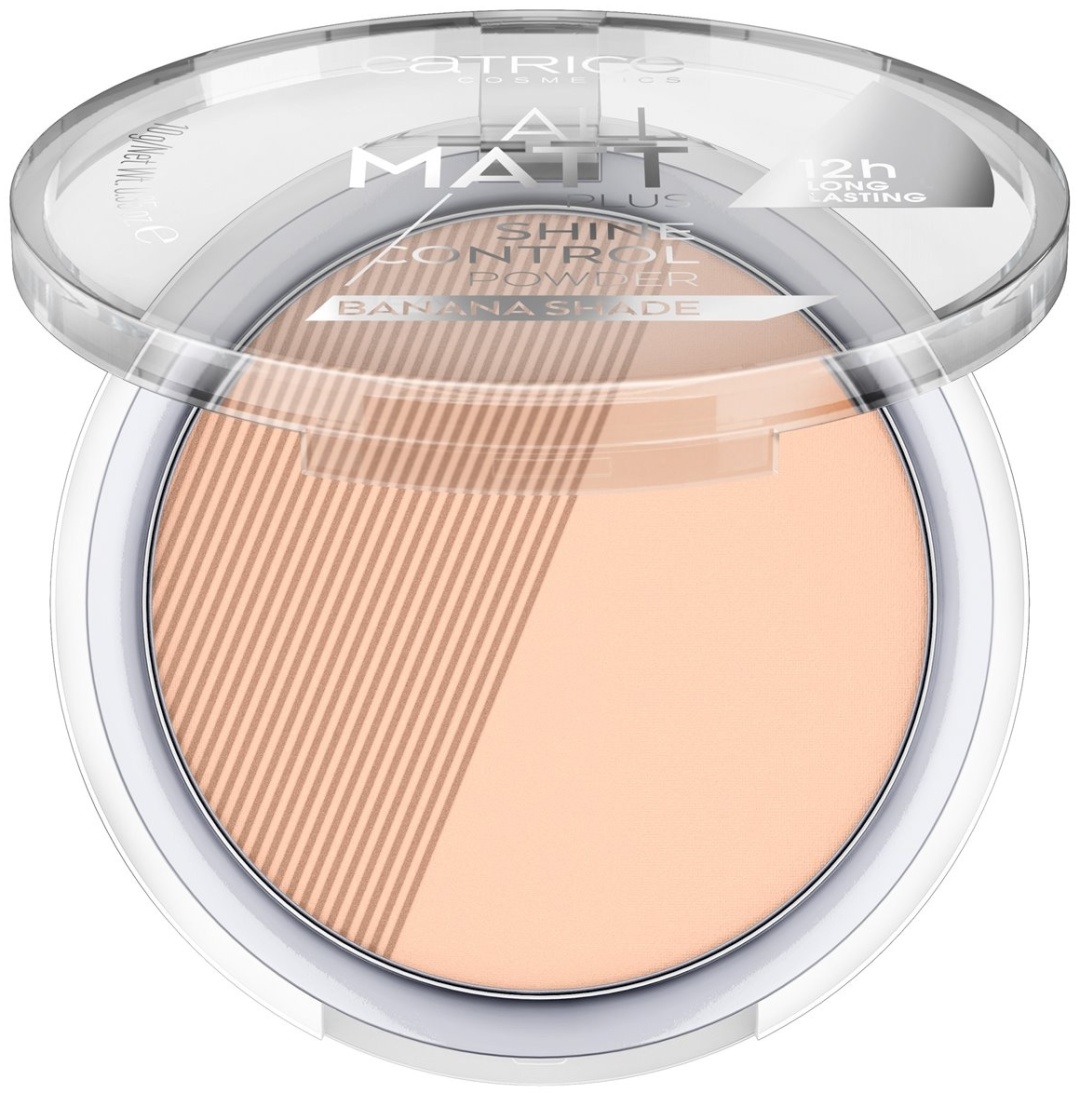 Пудра Catrice All Matt Plus Shine Control Powder сухая №002 Banana Bright светло-бежевый