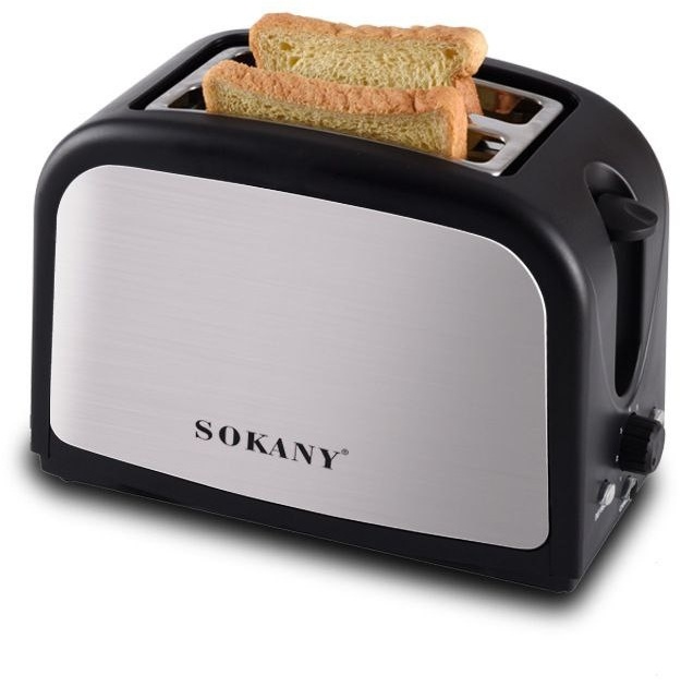 Тостер SOKANY SK-008S серебристый
