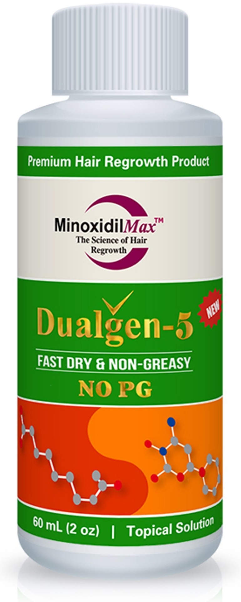 MinoxidilMax Dualgen 5% No PG лосьон 60 мл