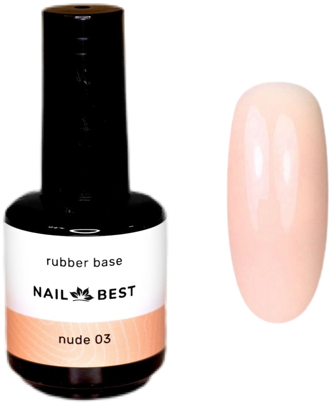 Nail Best базовое покрытие nude 03 глянцевое 15 мл