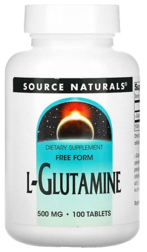 Source Naturals L-глутамин 100 таблеток