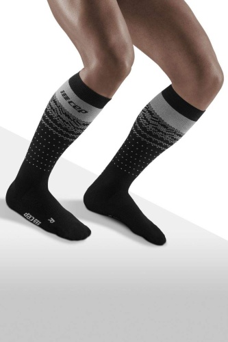 Гольфы CEP SKI Thermo merino класс компрессии 1 черный 3