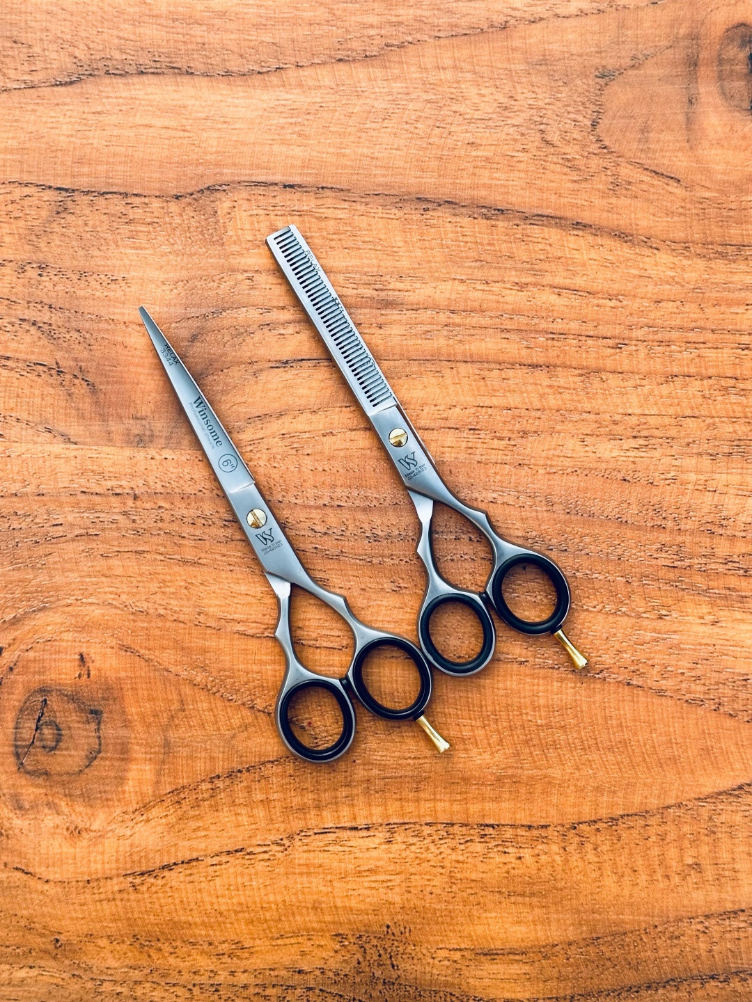 Winsome Shears прямые ножницы, филировочные ножницы длина полотна 6 дюйм 2 шт