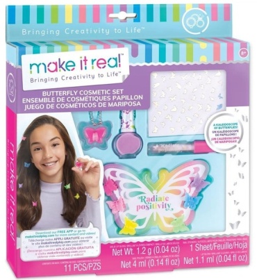 Make It Real Butterfly Dreams Cosmetic Set блеск, лак для ногтей, набор 8+