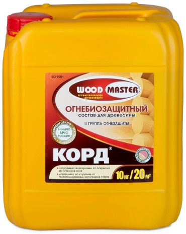 Огнезащитный состав Рогнеда КОРД красный 10 л