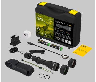 Armytek Viking Pro Magnet USB Extended Set черный