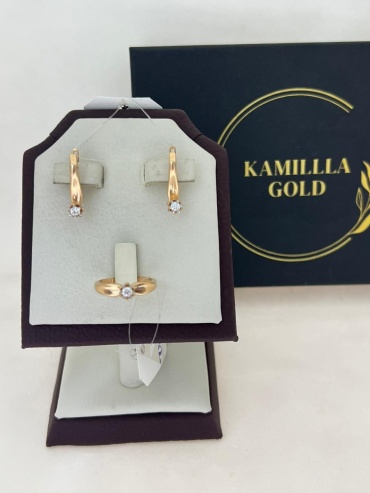 KAMILLLA GOLD KG-XW2J0Q24MET812 вес 6.69 г золото, фианит