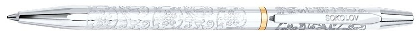 Ручка SOKOLOV 94250016 вес 16.31 г серебро, фианит