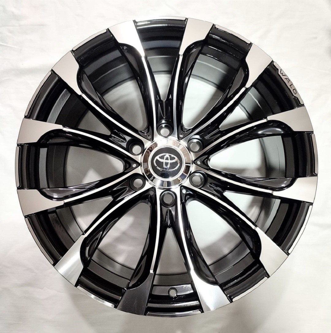 Replica W1498W 8.5x20/6x139.7 D106.1 ET25 черный, серебристый