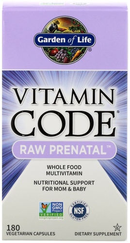 Garden of Life Vitamin Code Raw Prenatal капсулы 180 шт