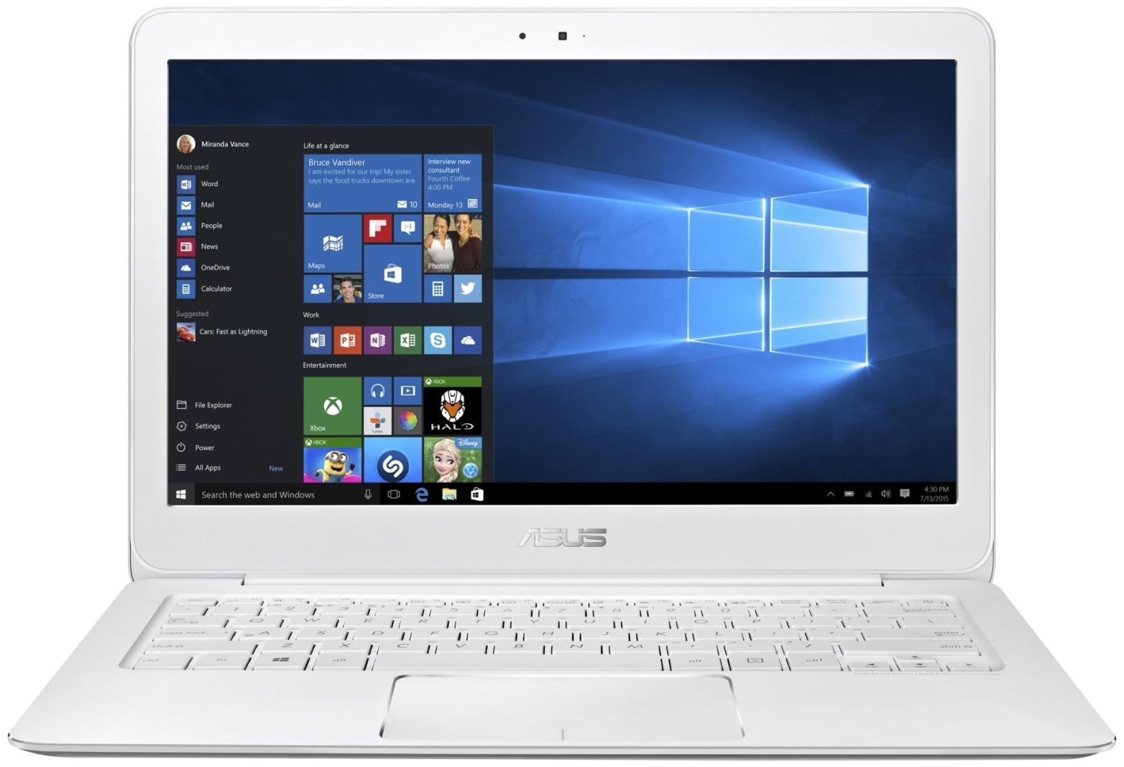 Купить Ноутбук ASUS ZENBOOK UX305CA-FC142 белый в Алматы – Магазин на ...