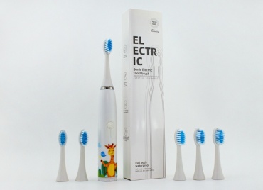 Sonic звуковая щетка Lightblue USB щетина мягкая белый