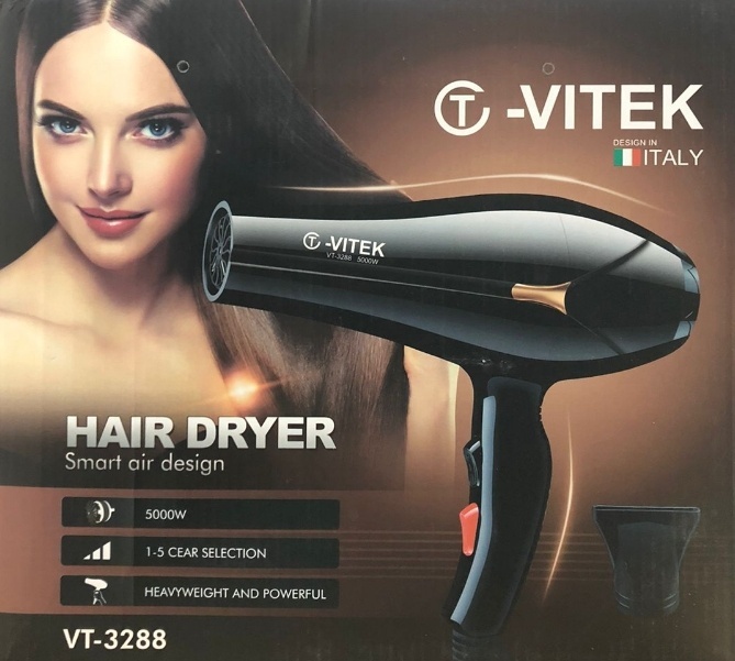 T-VITEK VT-3288 фен черный