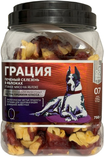 Green Qzin ГРАЦИЯ Печеный селезень в яблоках Утиное мясо на яблоке 750 г