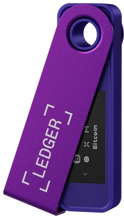 Аппаратный кошелек Ledger Nano S Plus Amethyst Purple синий
